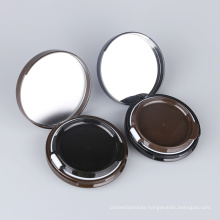 Hot sale portable cosmetic air cushion box plastic compact powder case with mirror